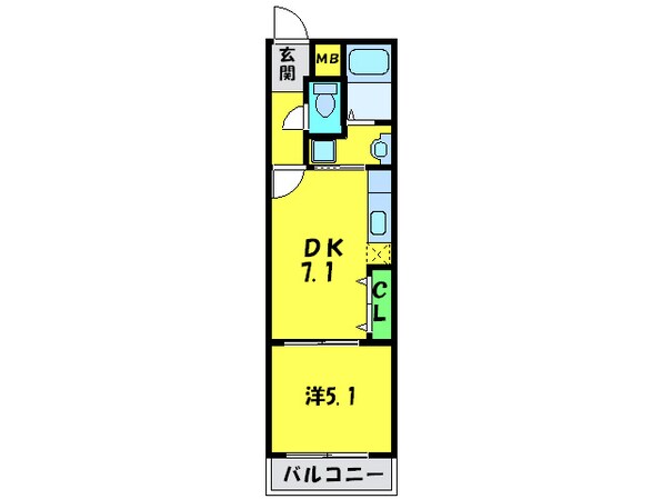 フジパレス堺なかもずⅢ番館の物件間取画像